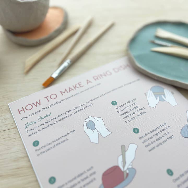 Breathe People - Wholesale DIY Craft Kit - Meditative Art Clay Kit + Self-Care Meditations and Projects