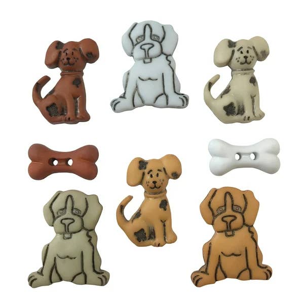 Puppy Love - Buttons Galore and More Craft & Sewing Buttons for wholesale by Buttons Galore & More