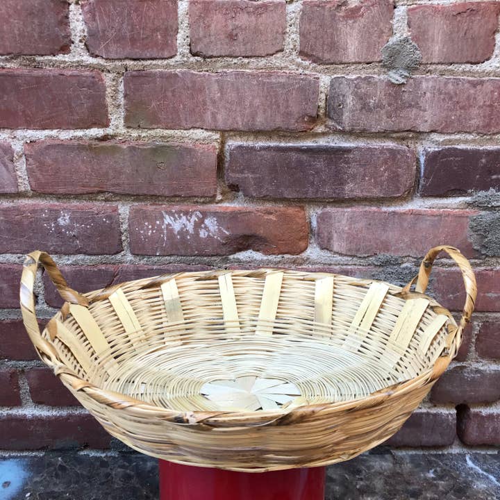 Cesta ovalada pequeña con asas Dried River Reed Carrizo para venta al por mayor de Yalala