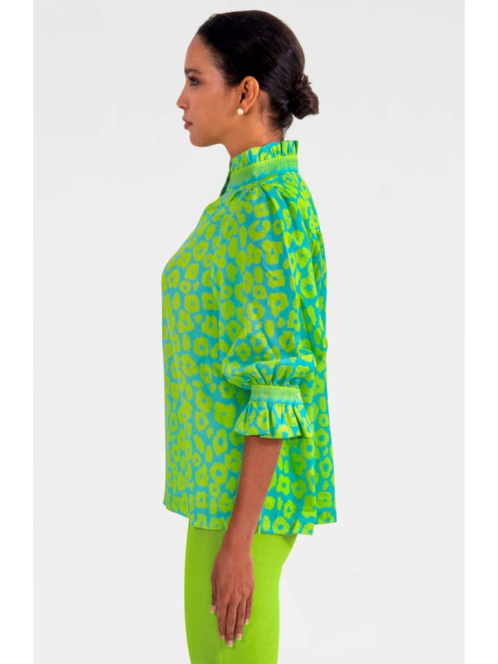 Gretchen Scott LLC - Vente Tunique – femme - Tunique Ruffleneck - Me Jane1