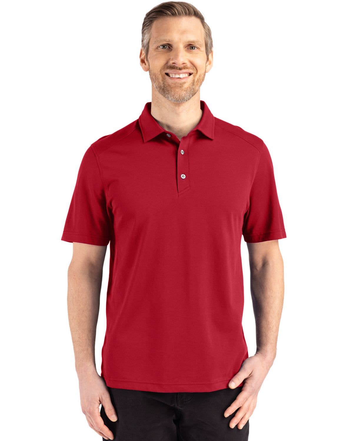 Cutter & Buck - Wholesale Polo - Men's - Cutter & Buck Advantage Refresh Mens Tri-Blend Pique Polo10