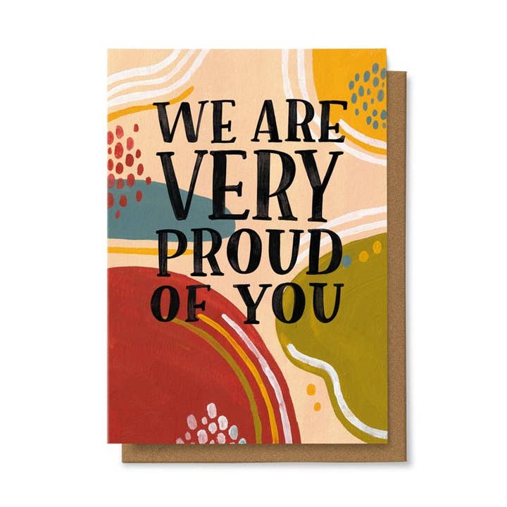 We Are Very Proud Of You Card 4X6 for wholesale by Chaukiss