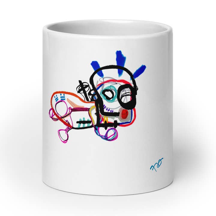 Ceramic Coffee cup - Coffee Mug - Tea Cup - Angel Art Mug for wholesale by SKINS LA Clothing & Art