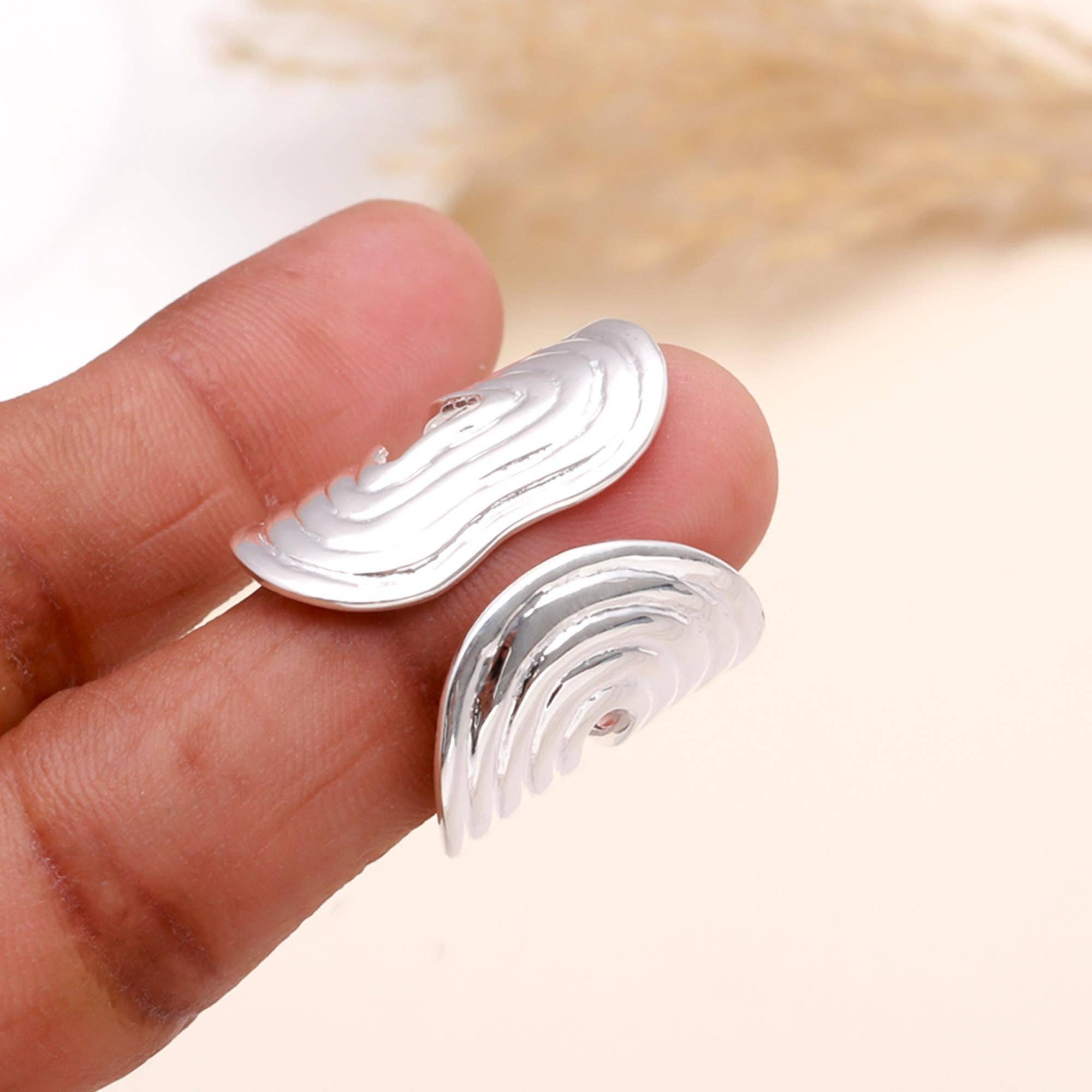 AG 925 JEWELLERY - Wholesale Cocktail/Statement Ring - 925 Sterling Silver Modern Minimalist Statement Ring1