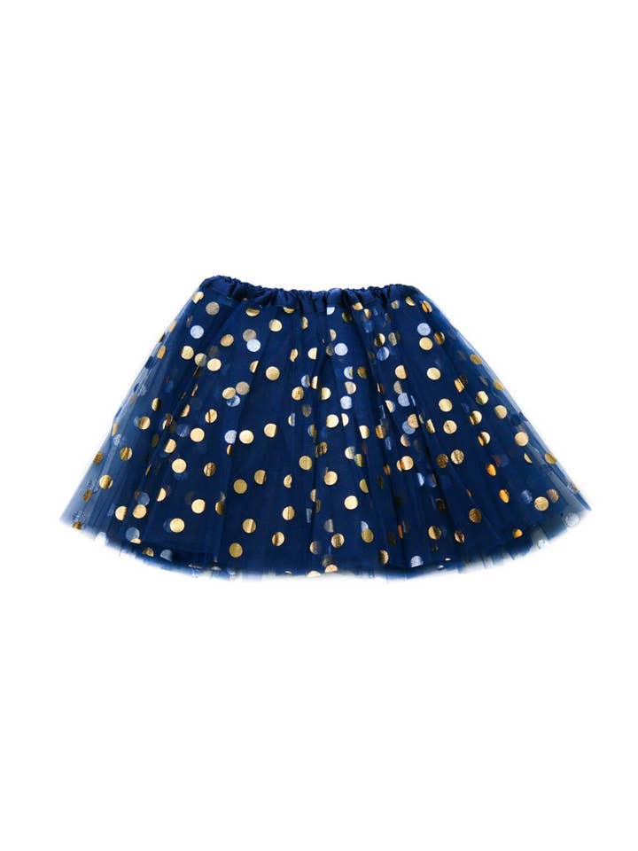The Hair Bow Company - Wholesale Tutu - Kids - Gold Polka Dot Baby Tutu
