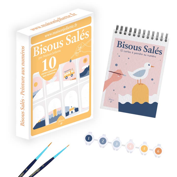 Pintura por números - Beijos Salgados por atacado de Maison Joliette