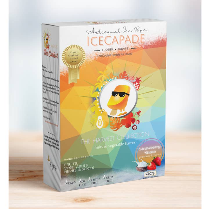 Strawberry 'Shake - strawberry & coconut for wholesale by Icecapade Frozen Treats