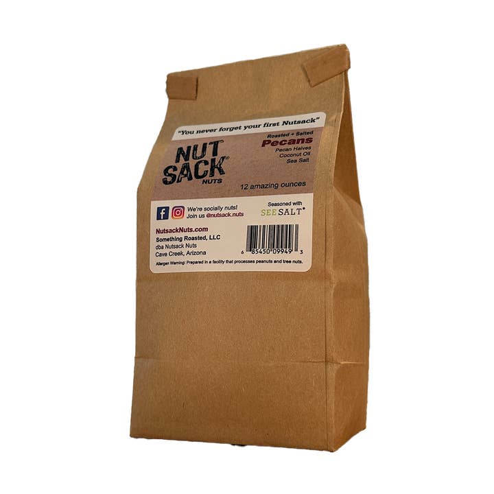 Nutsack Nuts - Wholesale Nuts - Roasted Salted Pecans