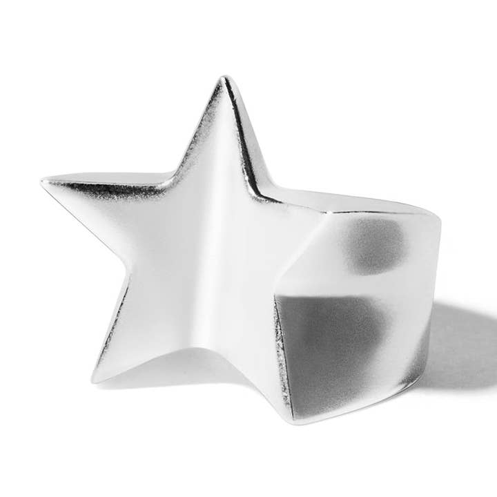 Silver Alice Star Ring for wholesale by Minnie Lane
