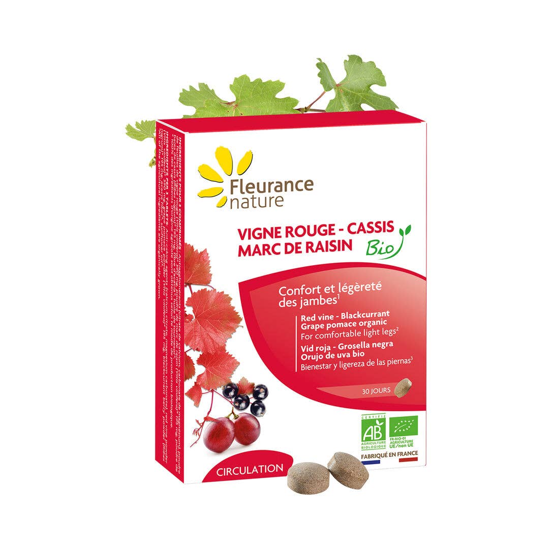 Fleurance Nature - Wholesale Oral Supplement/Vitamin - RED VINE - BLACKCURRANT - ORGANIC GRAPE MARC