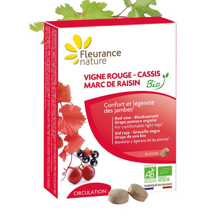 ROTE REBE - SCHWARZE JOHANNISBEERE - BIO-TRESTER für den Großhandel von Fleurance Nature