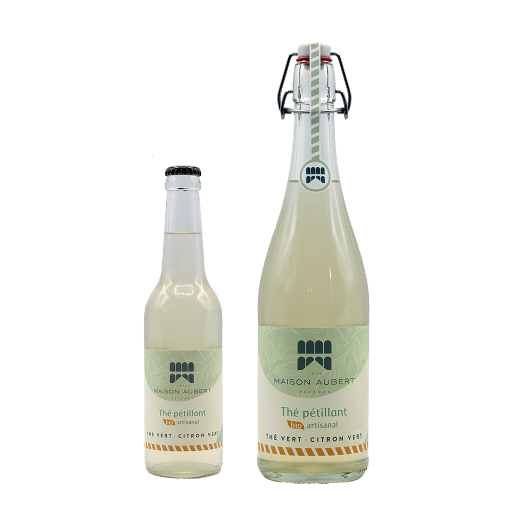 Maison Aubert - Wholesale Soda/Carbonated Drink - Artisanal and Organic Sparkling Tea Lemonade — Green-Lemon Tea3