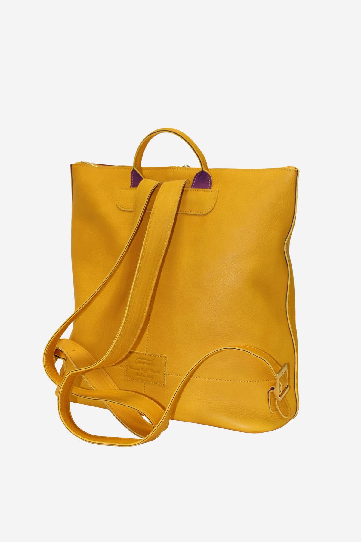 Terrida - Wholesale Shoulder Bag - Women's - Venetian Leather Backpack with Murano Glass Pendant6