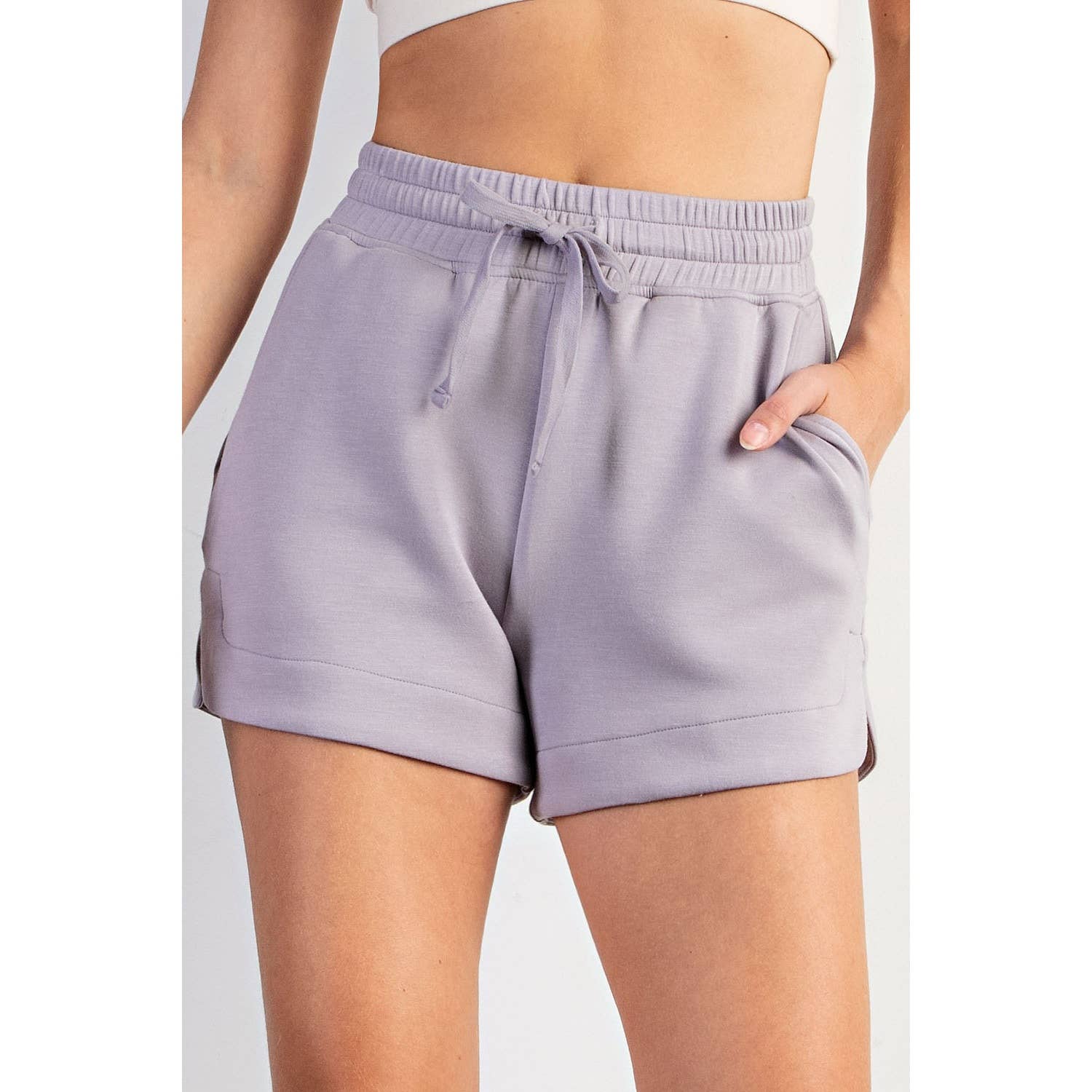 Rae Mode - Wholesale Athletic Shorts - Women's - MODAL SCUBA SHORT PANTS42