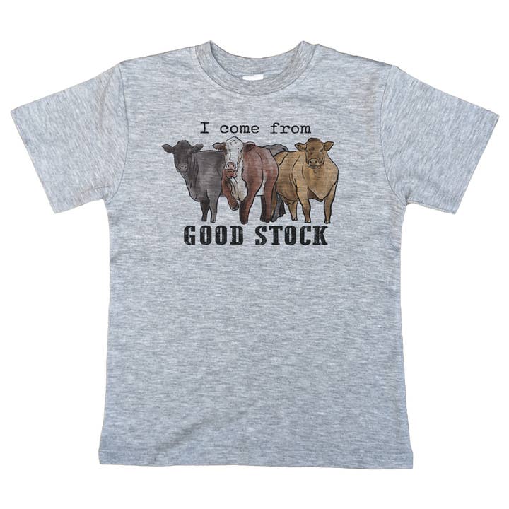 Boa camisola de vaca Country Western para crianças por atacado de Barefoot Baby