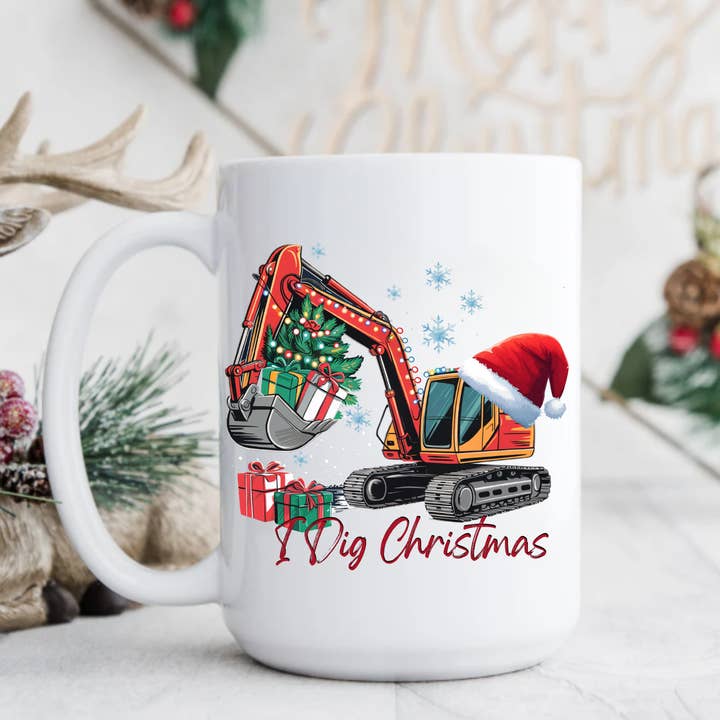 I Dig Christmas  | Holiday Mug for wholesale by AromaSarapy