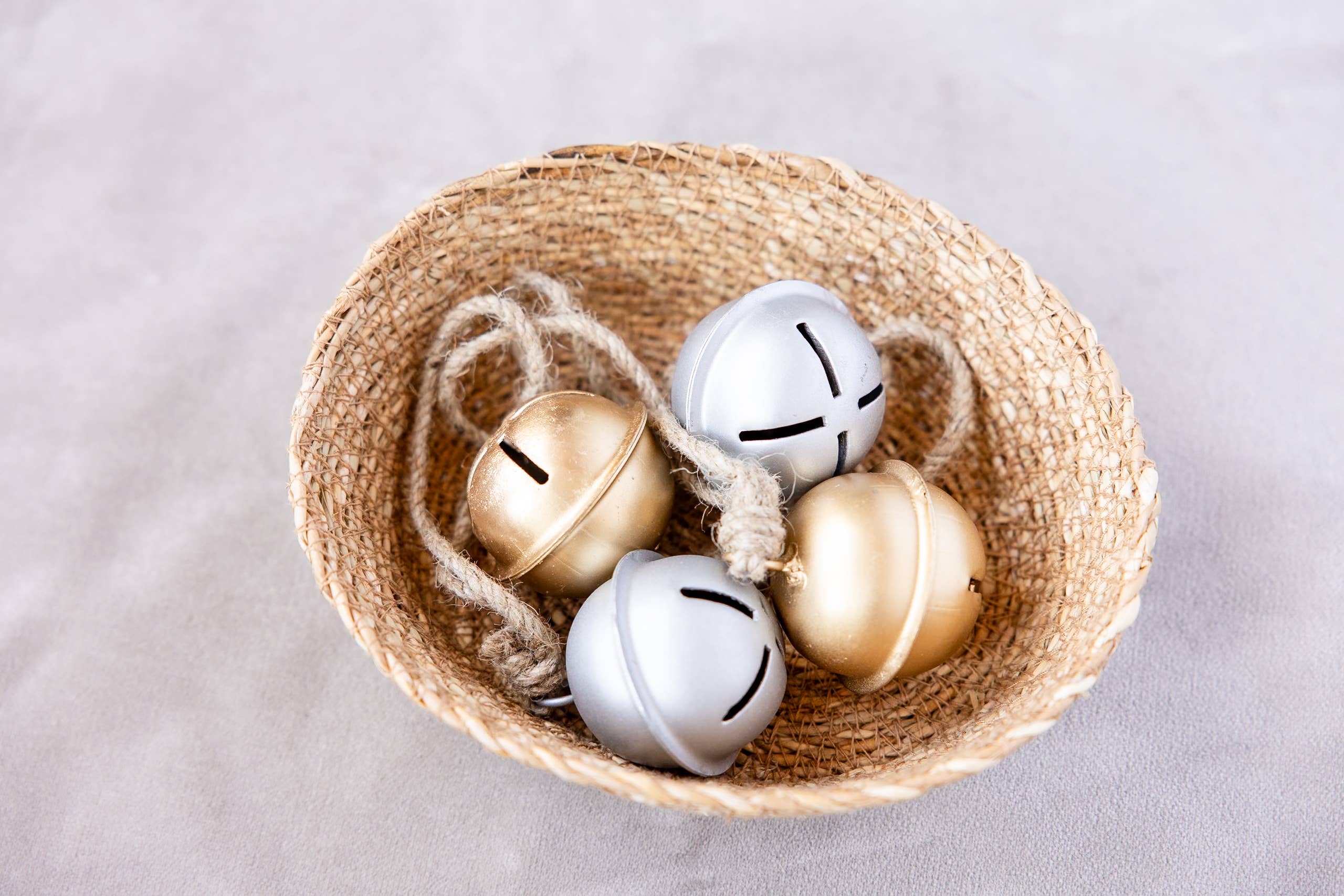 Rahab's Rope - Wholesale Ornament - Timeless Holiday Sleigh Bell - Gold1