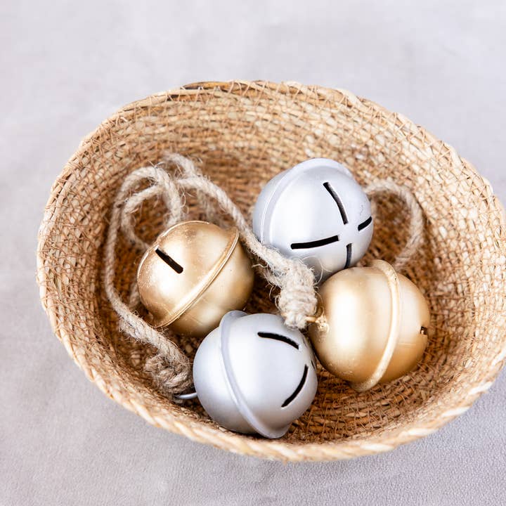 Rahab's Rope - Wholesale Ornament - Timeless Holiday Sleigh Bell - Gold1