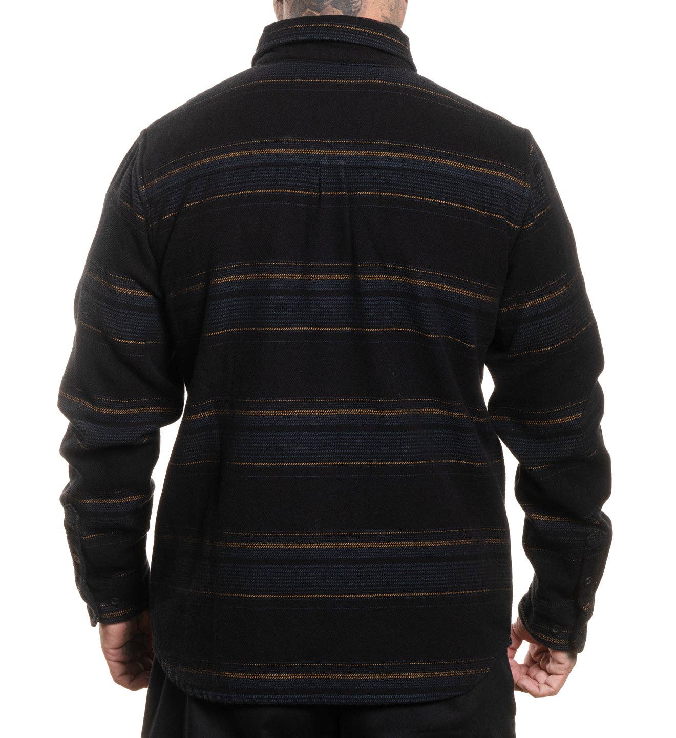 BLACK Orion Heavyweight Flannel Jacket for wholesale on Faire2