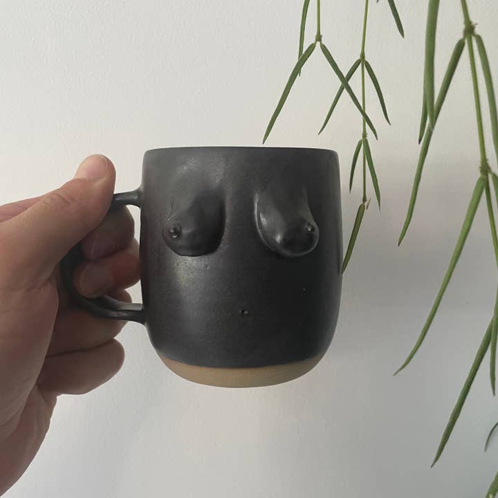 BoobieBu - Wholesale Coffee Mug - Ceramic Boob Mugs, 350ml, Handmade, selection of colours, Co8
