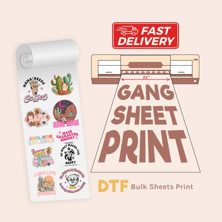 Teddy Transfers – Engroshandel Sublimationstryk – KUNDEDEFINEREDE DTF-overførsler Engros Gang Ark0