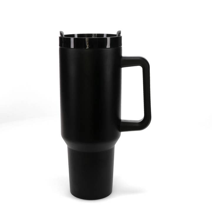 Rex B2B - UK – wholesale Insulated mug/tumbler – Travel Tumbler With Handle (1.2Ltr) - Black1