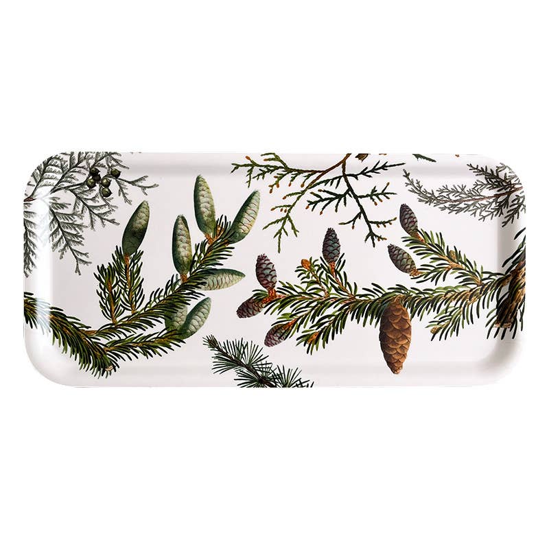 Koustrupco - Wholesale Serving Tray - Pine trees - wood serving tray 32x15 cm - Made in Europe3