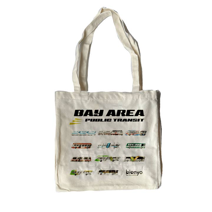 Totebag de transport de la région de la baie pour la vente par Bionyo Illustrations