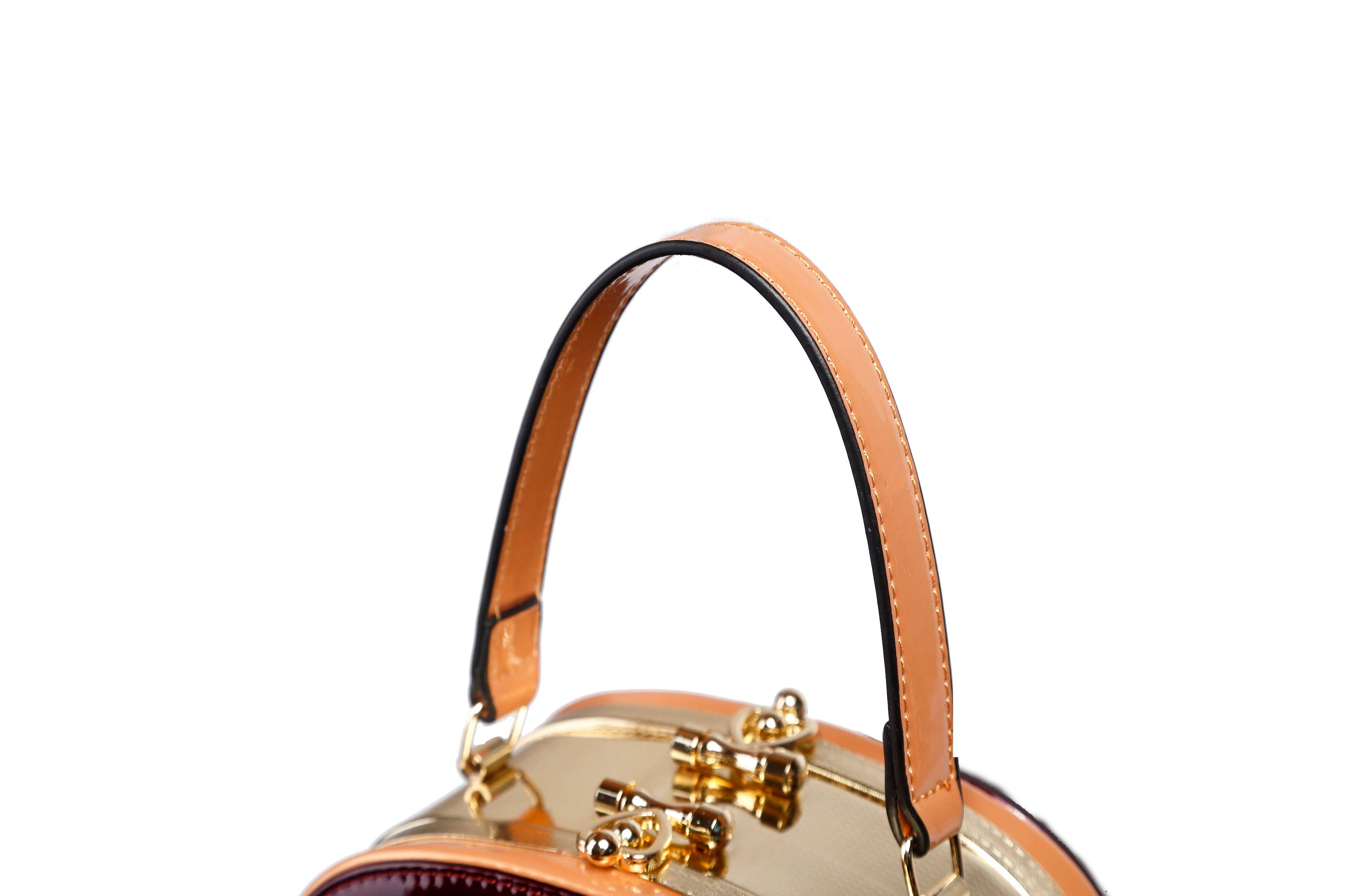 Brangio (Italy) Company Inc. - Vente Sac à main avec poignée sur le dessus – femme - Sac à main box élégant orné de cœurs Brangio Italy10