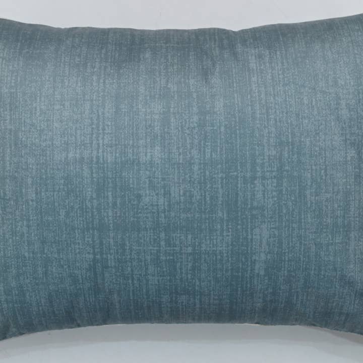 Indriya Home - Wholesale Lumbar Pillow - Gloss printed lumbar cushion - Royal blue & Sea Green2