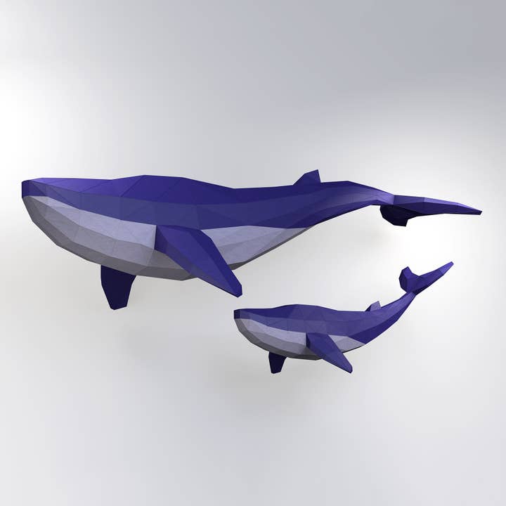 PAPERCRAFT WORLD – Engroshandel DIY-hobbysæt – Hval Origami Model