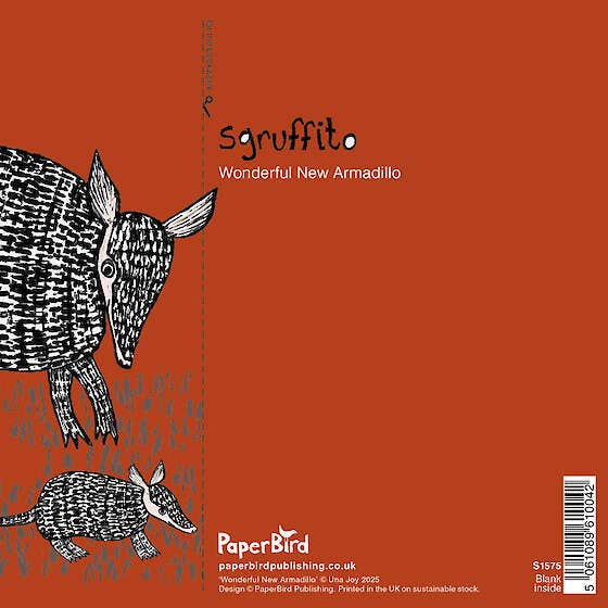 Paper Bird Publishing - Wholesale Baby op komst-kaartje - Prachtig Nieuw Gordeldier1