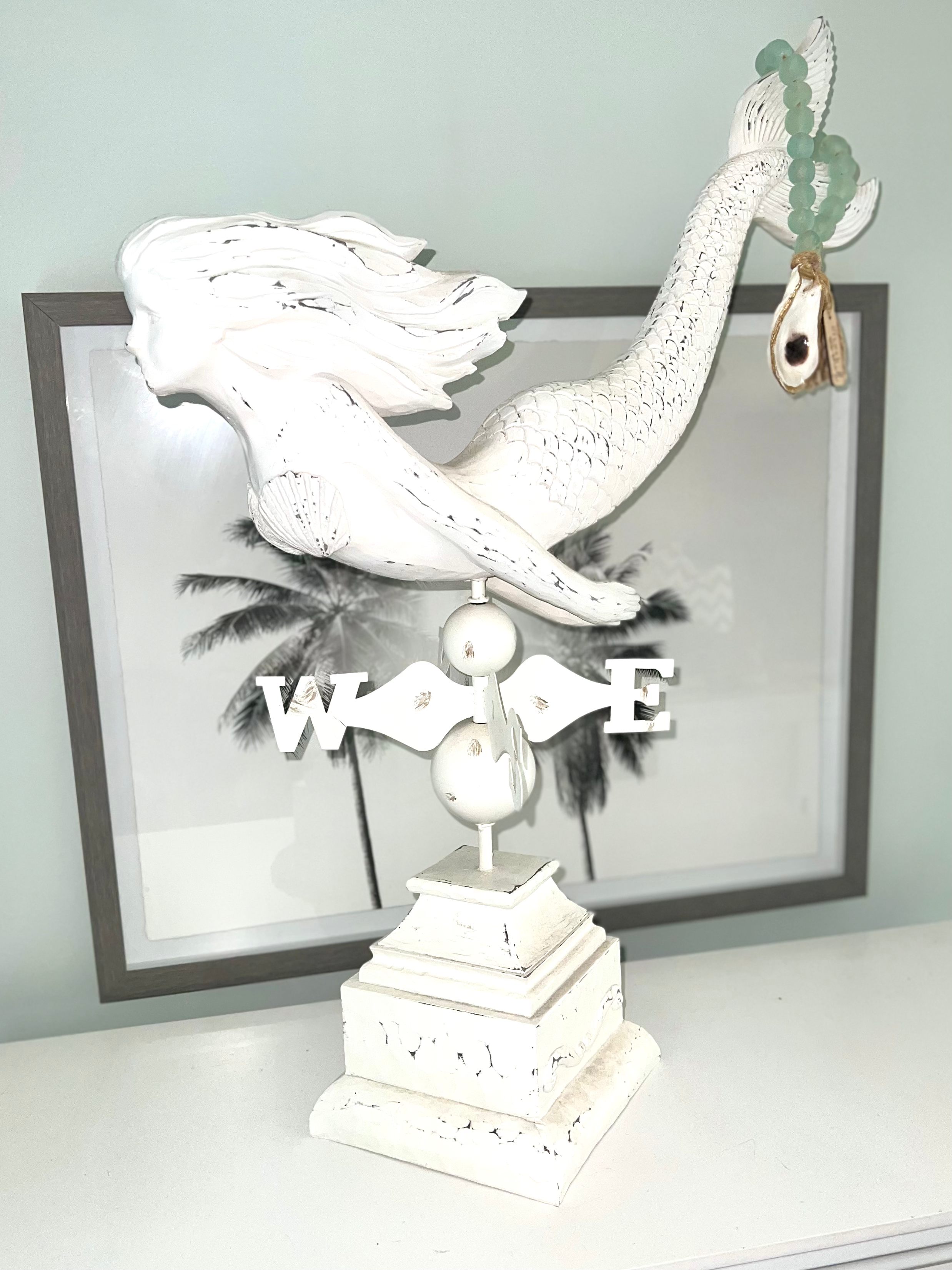 The Gilded Shell - Wholesale Decorative Tabletop Object - The Lagoon - Sea Glass4