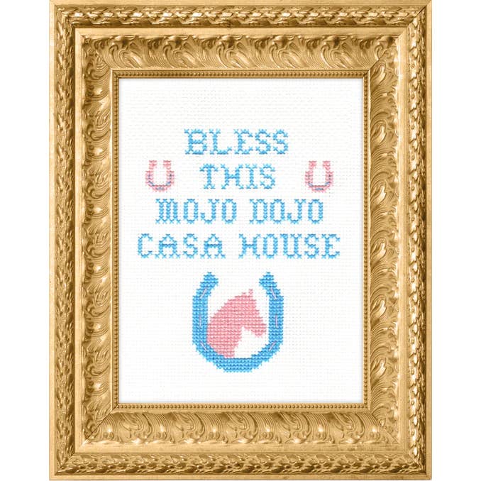 Subversive Cross Stitch - Wholesale Embroidery/Cross Stitch Supplies - Bless This Mojo Dojo Casa House