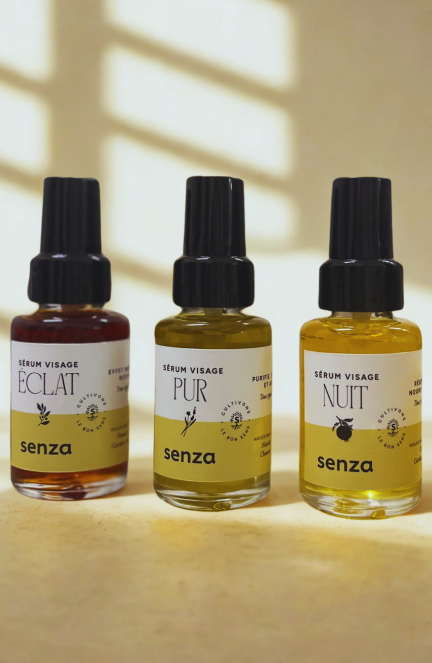 Senza – Soro facial por atacado – Sérum Noturno com Óleos Orgânicos1