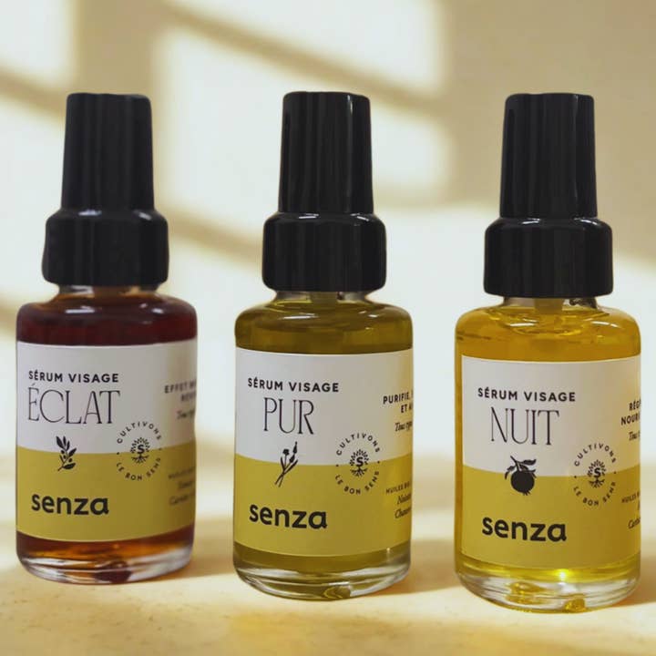 Senza - Vendita all'ingrosso Sieri/creme concentrate per il viso - Siero Notte agli oli biologici1