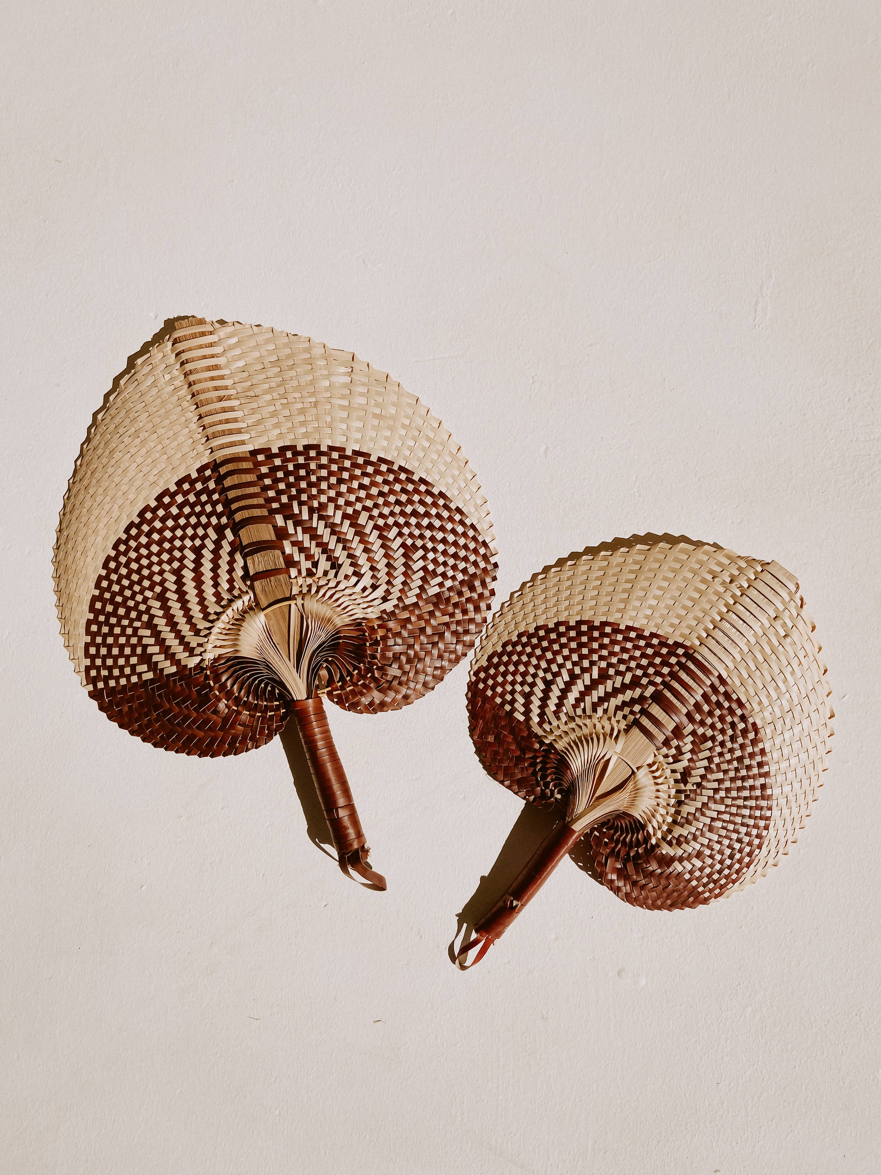 Village Thrive - Wholesale Wall Accent - Woven Paradisio Fan in Clay Ombre1