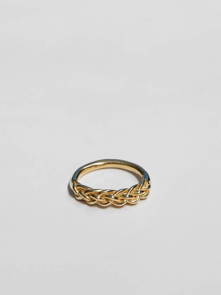 Six Strand Braided Ring for wholesale by Tiro Tiro Jewelry