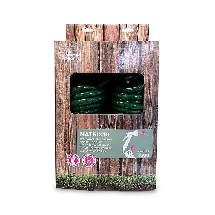 JARDIN Y NATURA OUTDOOR & GARDEN PRODUCTS SL - Wholesale Garden Tool - Spiral hose 10 meters green - Natrix104