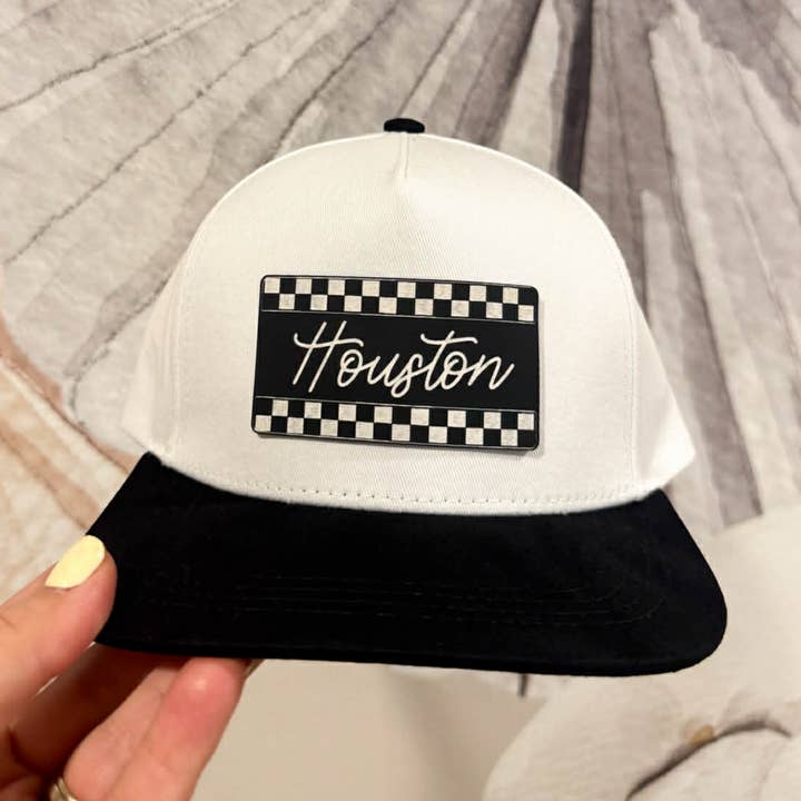 Snapback bianco/nero per bambini per la vendita all'ingrosso da parte di simply Too Shabby