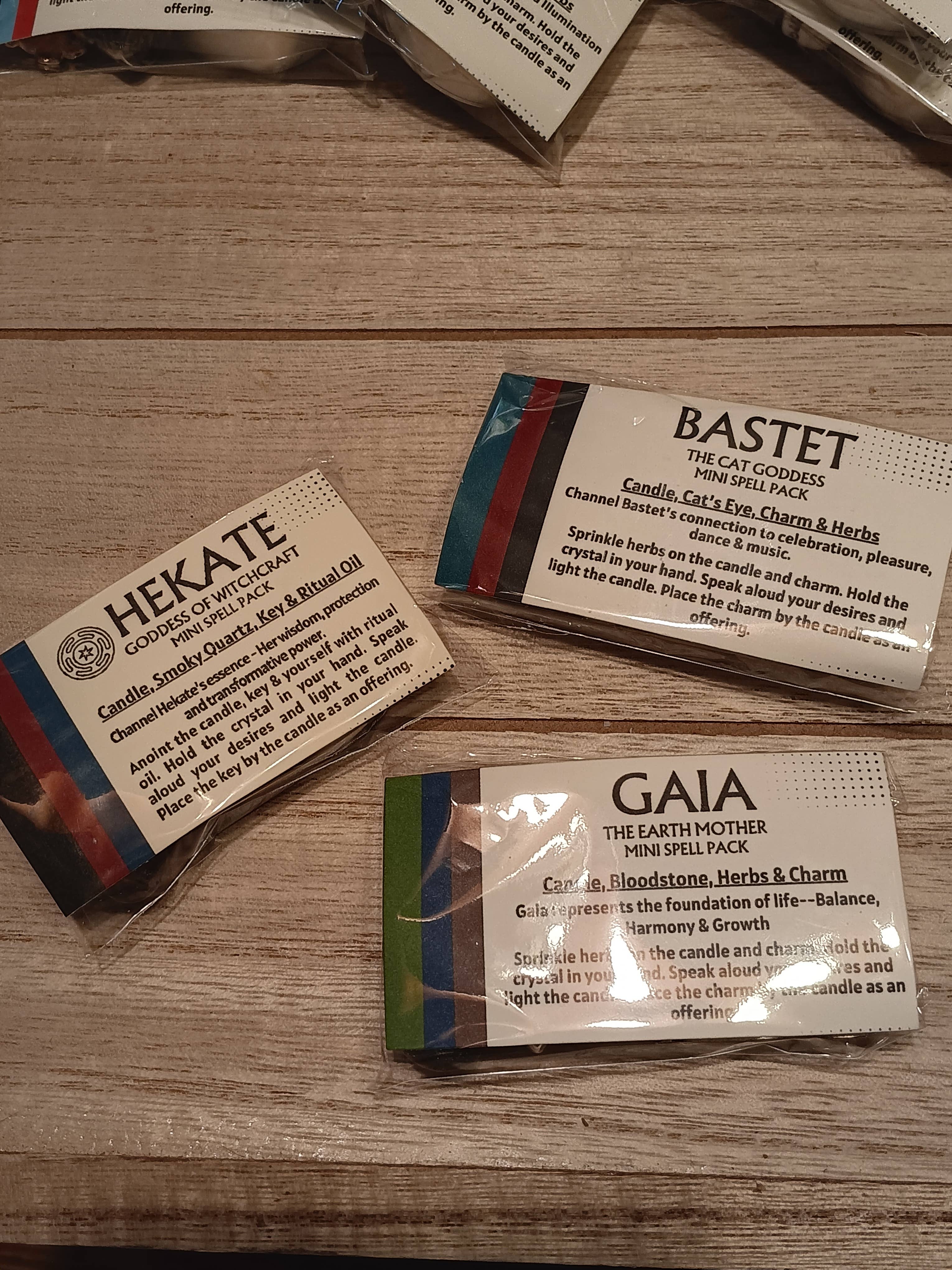 Elemental Earth Shop - Wholesale Meditation Supplies - Starter Bundle Goddess Mini Ritual Kits 3