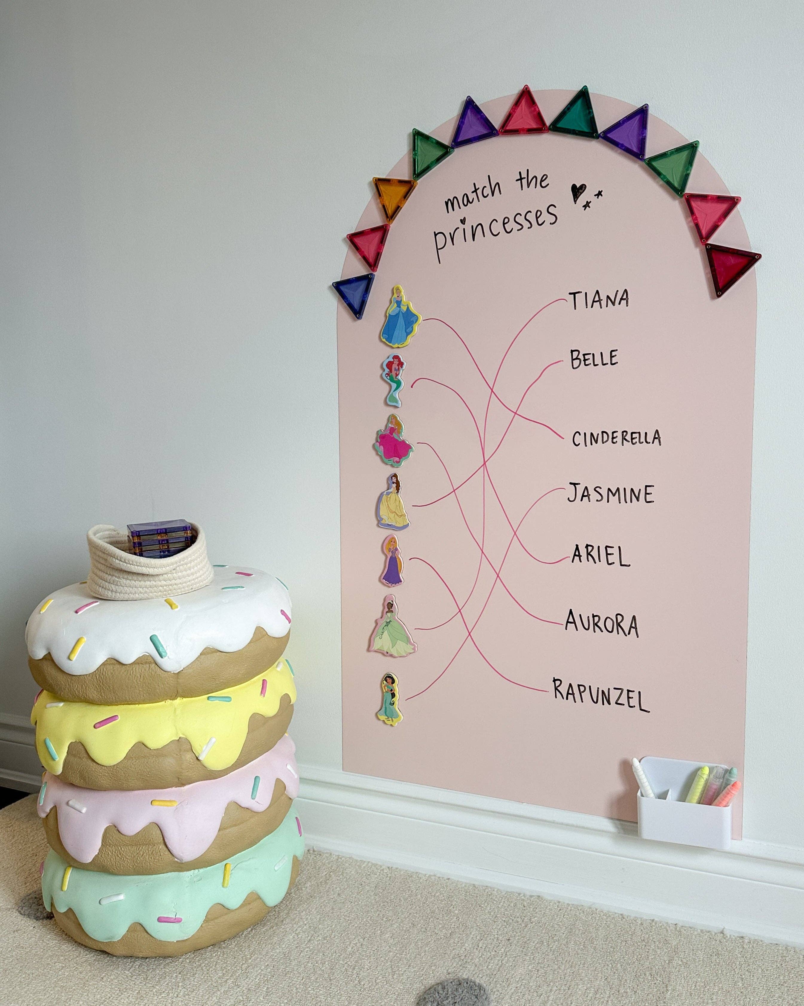 Cherrypick - Wholesale Wanddecoratie - Kinderen en baby - Magische Speelmuur - Boogvormige Magnetische Muursticker voor Kinderen27