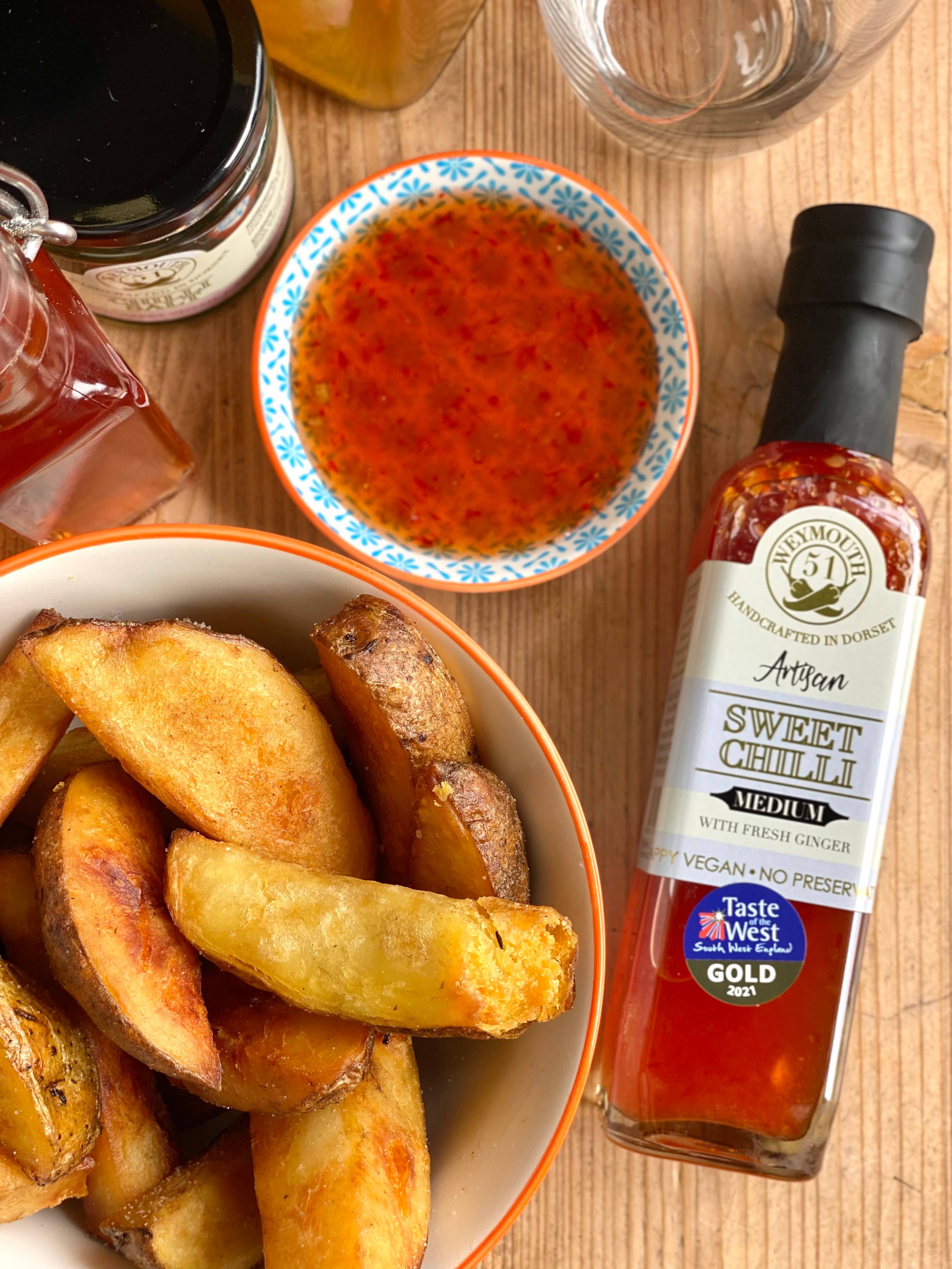 Weymouth 51 Hot Sauces – wholesale Hot sauce – Sweet Chilli Sauce Vegan Mild 220ml1