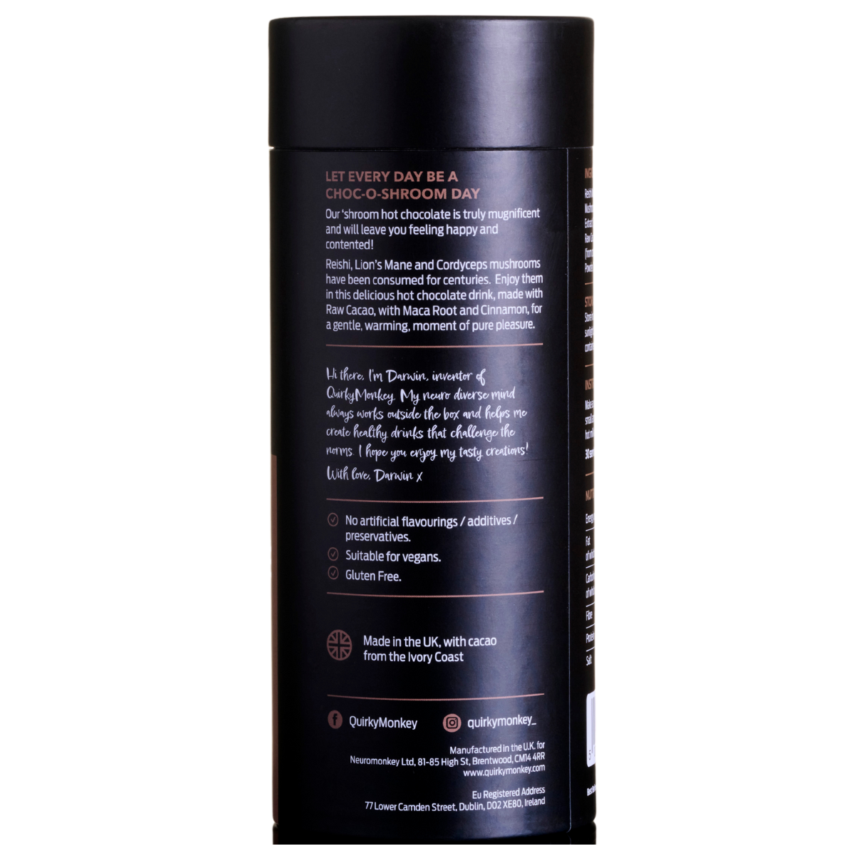 QuirkyMonkey – wholesale Ground coffee – Quirky Monkey Reishi Mushroom Coffee Fusion 150g (Royal Reis2