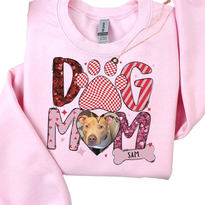 Sudadera personalizada con foto de mamá de perro para venta al por mayor de The Jasper Boutique
