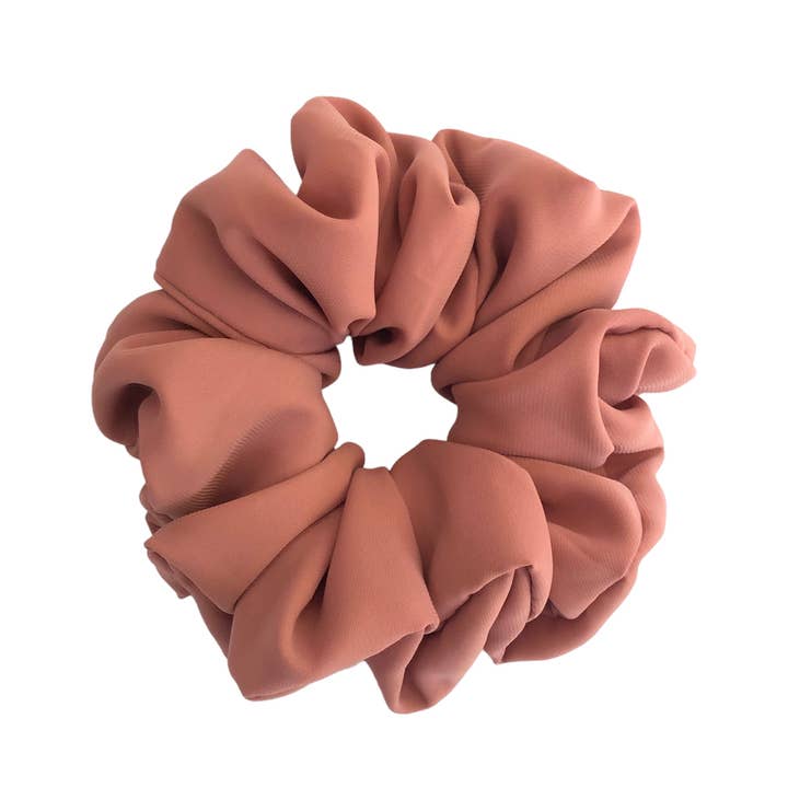 The Sticker Lab - Wholesale Scrunchie - Women’s - XXL Scrunchie Crepe Georgette Scrunchies Hair Tie Handmade4