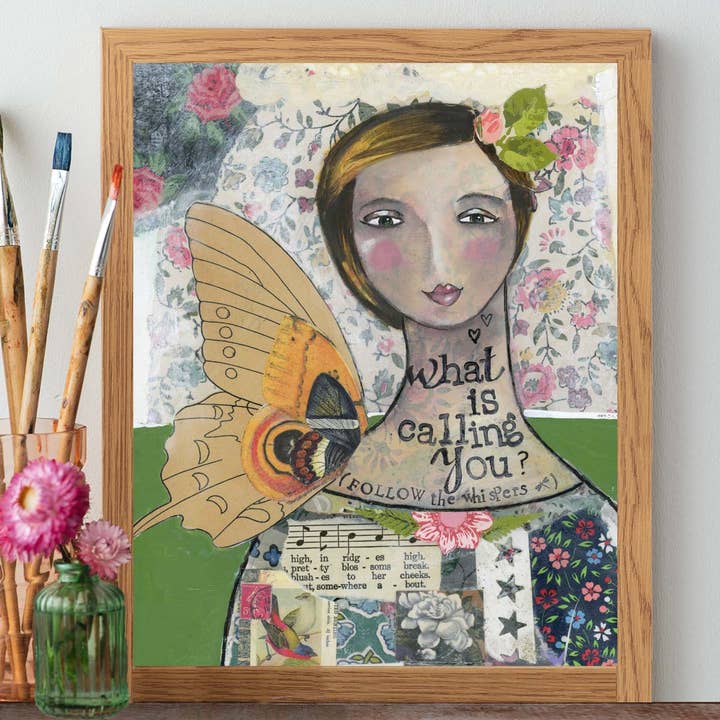 Suivez The Whispers - Imprimer pour la vente par Kelly Rae Roberts