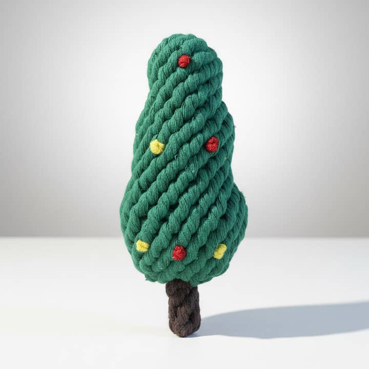 Christmas Trees Dog Toy | High Quality | For Small Pets for wholesale by Monli Handcrafted Pet Toys