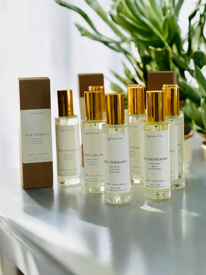 Signature | LUXE ROOM + LINEN SPRAYS for wholesale by Sugarcane Cove Company