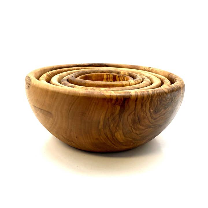 olivenholz-erleben - Wholesale Bowl - Round bowls, set of 63